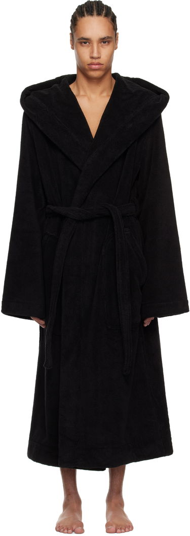 Pyjamas Rick Owens Rick Owens Beach Hooded Bathrobe Svart | RH0000002 SPO1, 0
