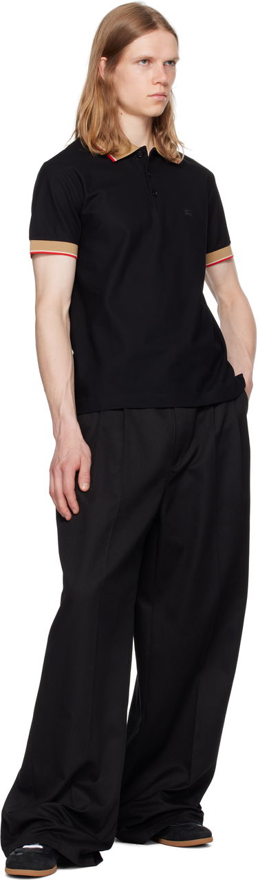 Polotröja Burberry Burberry Logo Collar Polo Svart | 8110934, 3