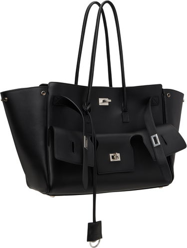 Tygpåse Balenciaga Balenciaga Bel Air Medium Carry All Bag Svart | 805481 2ABAW, 3