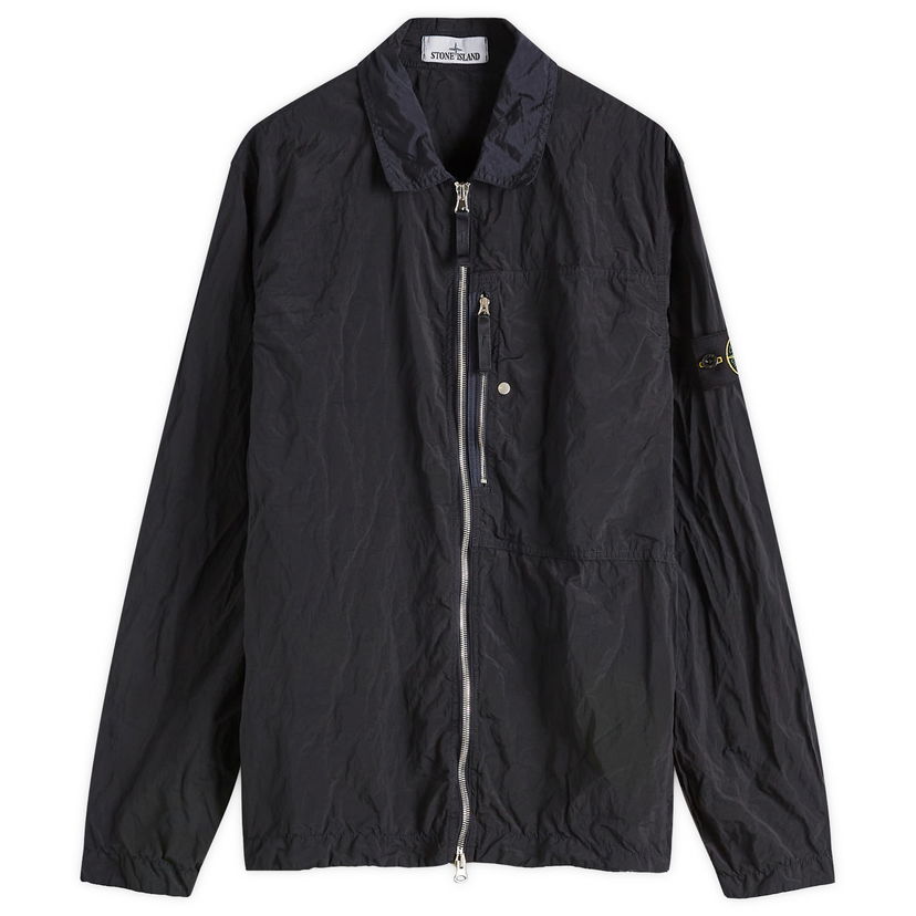 Vindjacka Stone Island Stone Island Nylon Metal Shirt Jacket, Size Large Svart | K1S151200005-V0020