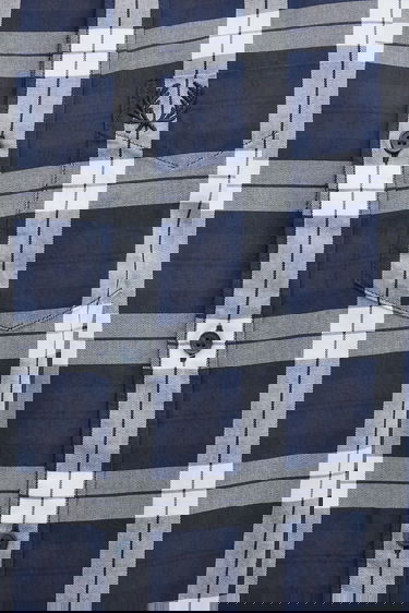 Skjorta Fred Perry Fred Perry Checked Regular Fit Shirt Mörkblå | M1742, 3