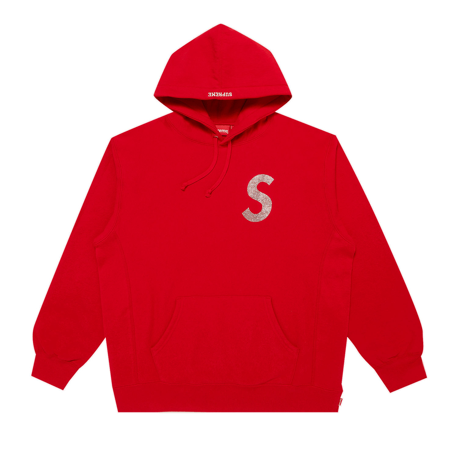 Sweatshirt Supreme Swarovski x S Logo Hooded Sweatshirt Röd | SS21SW40 RED, 0