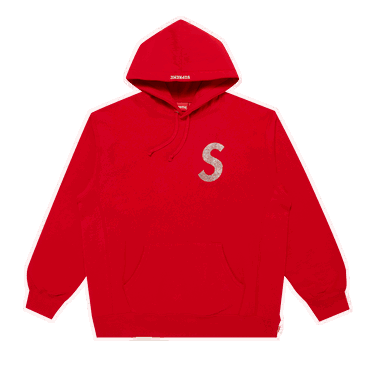 Sweatshirt Supreme Swarovski x S Logo Hooded Sweatshirt Röd | SS21SW40 RED, 0