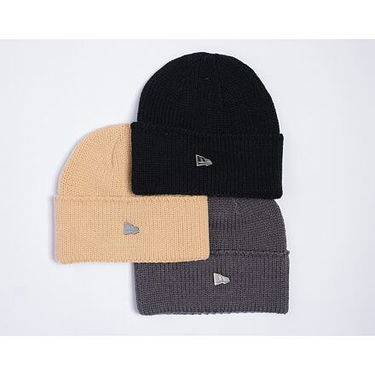 Mössa New Era Beanie - Medium Knit Wide Cuff Svart | 60565447, 2
