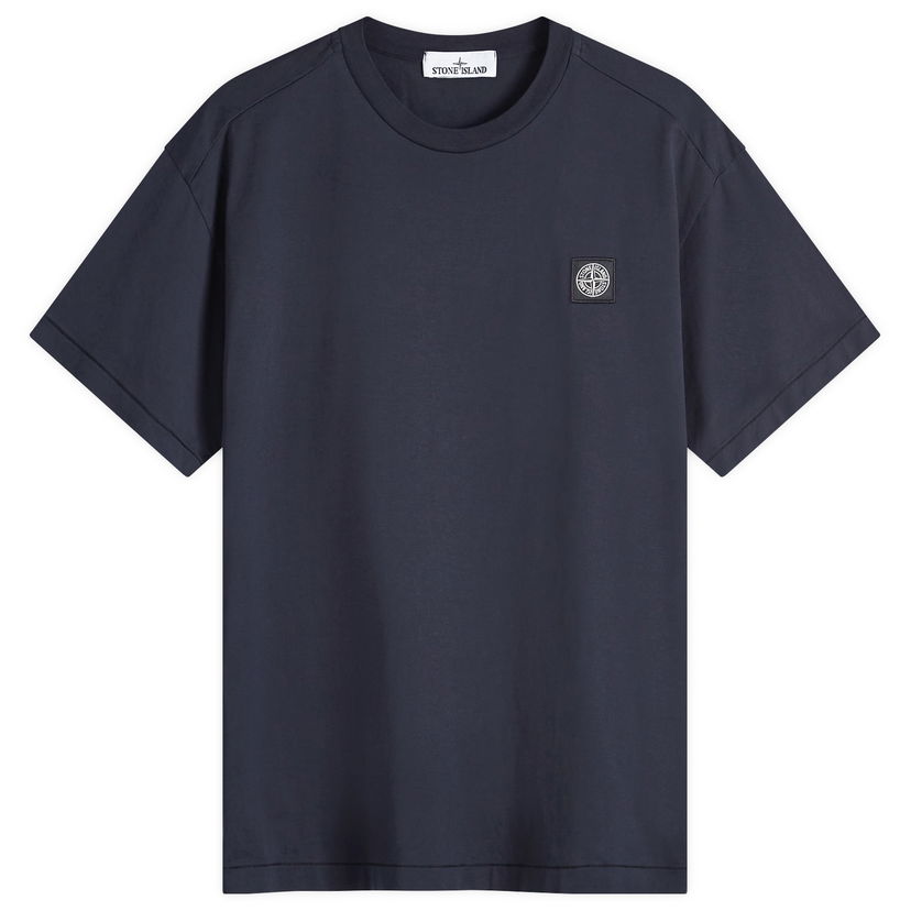 T-shirt Stone Island Patch T-Shirt Mörkblå | 811524113-A0020