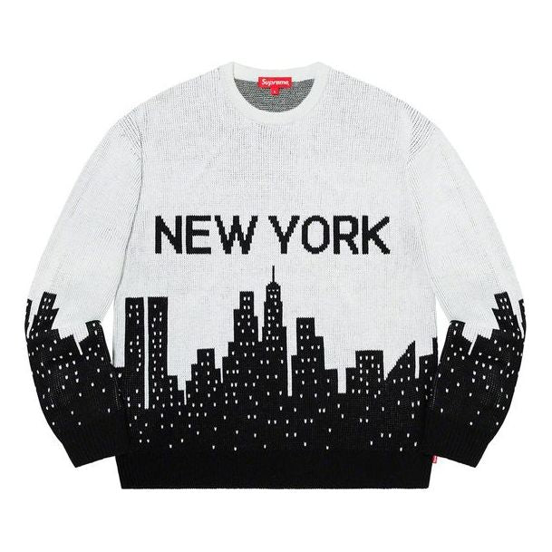 Sweater Supreme Knit Skyline Cityscape  Sweater Vit | SUP-SS20-048