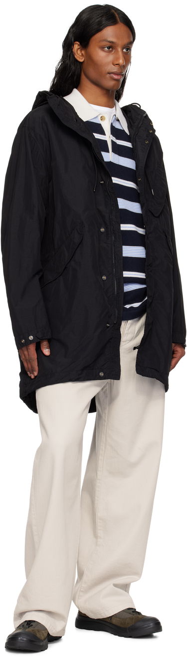 Vindjacka C.P. Company C.P. Company Flatt Nylon Goggle Fishtail Parka Svart | 18CMOW064A-005991G, 3