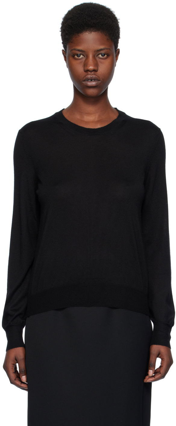 Sweater The Row The Row Islington Crewneck Sweater Svart | 5578-Y498