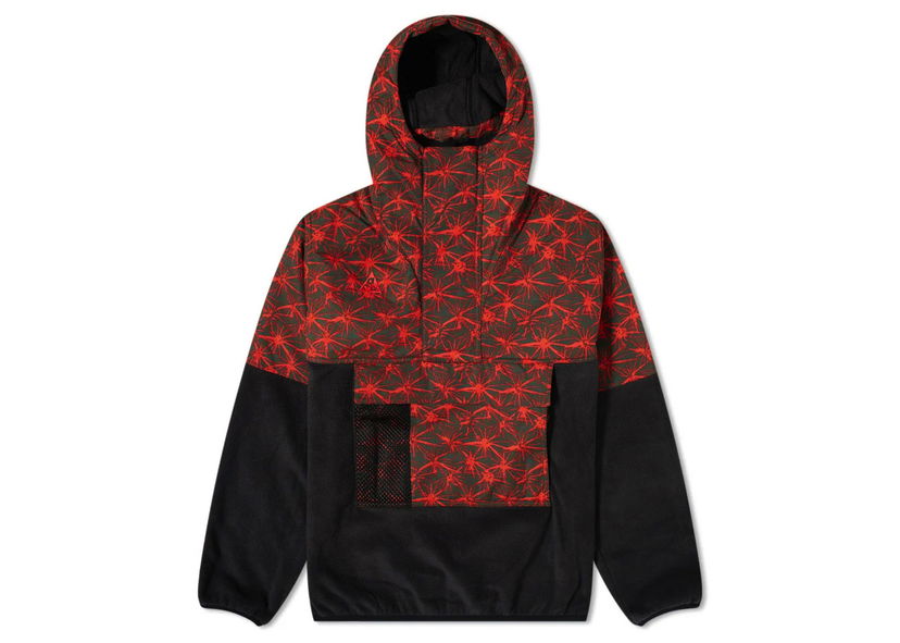 Jacka Nike ACG Lightweight Fleece Jacket Black Röd | CK3106-010
