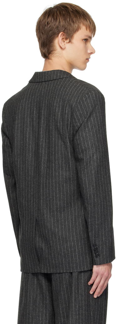 Jacka Samsoe Samsoe Samsøe Samsøe Cho Pinstripe Blazer Grå | M23400040, 2