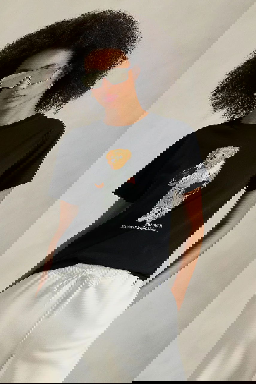 T-shirt Polo by Ralph Lauren Polo Ralph Lauren Boxer Bear T-Shirt Svart | 211971709, 0