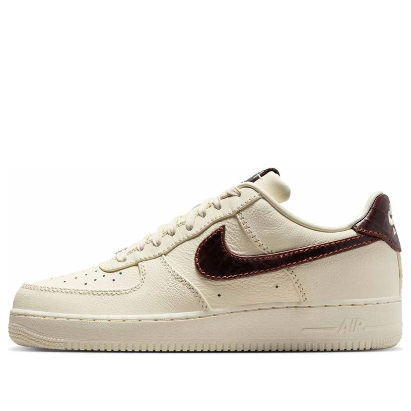 Sneakers och skor Nike Air Force 1 '07 'Soft Pearl Brown Croc' Beige | IH7332-001