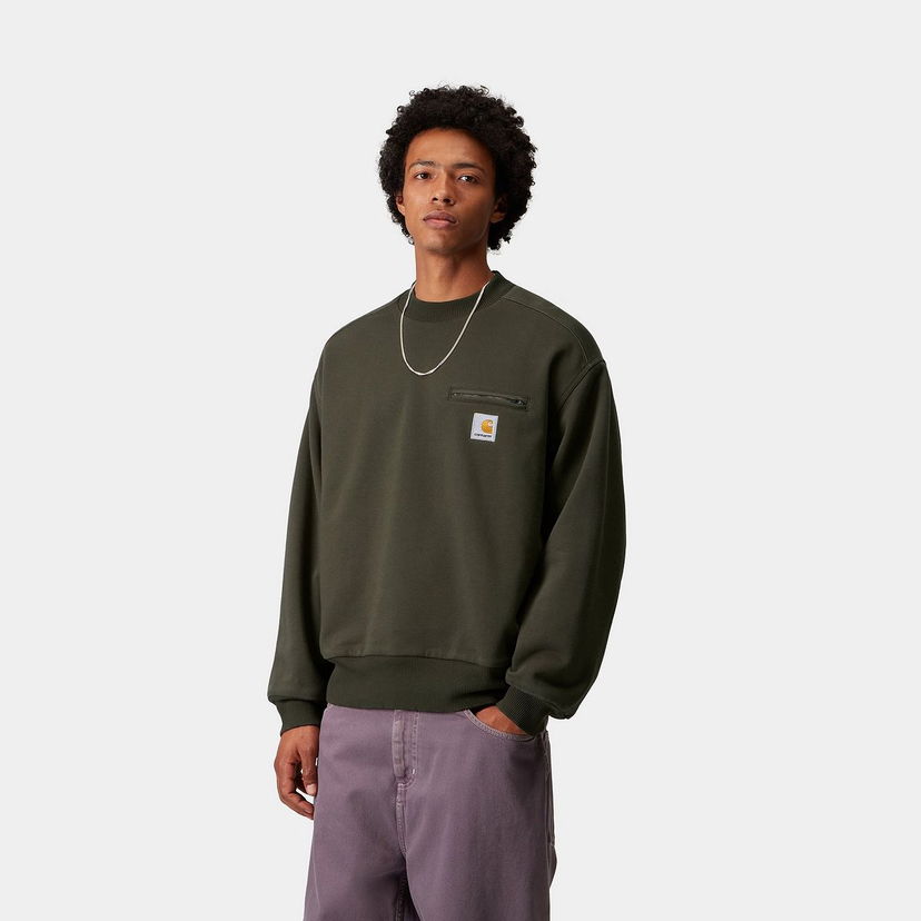 Sweatshirt Carhartt WIP Carhartt WIP Detroit Sweatshirt Grön | I035547_3