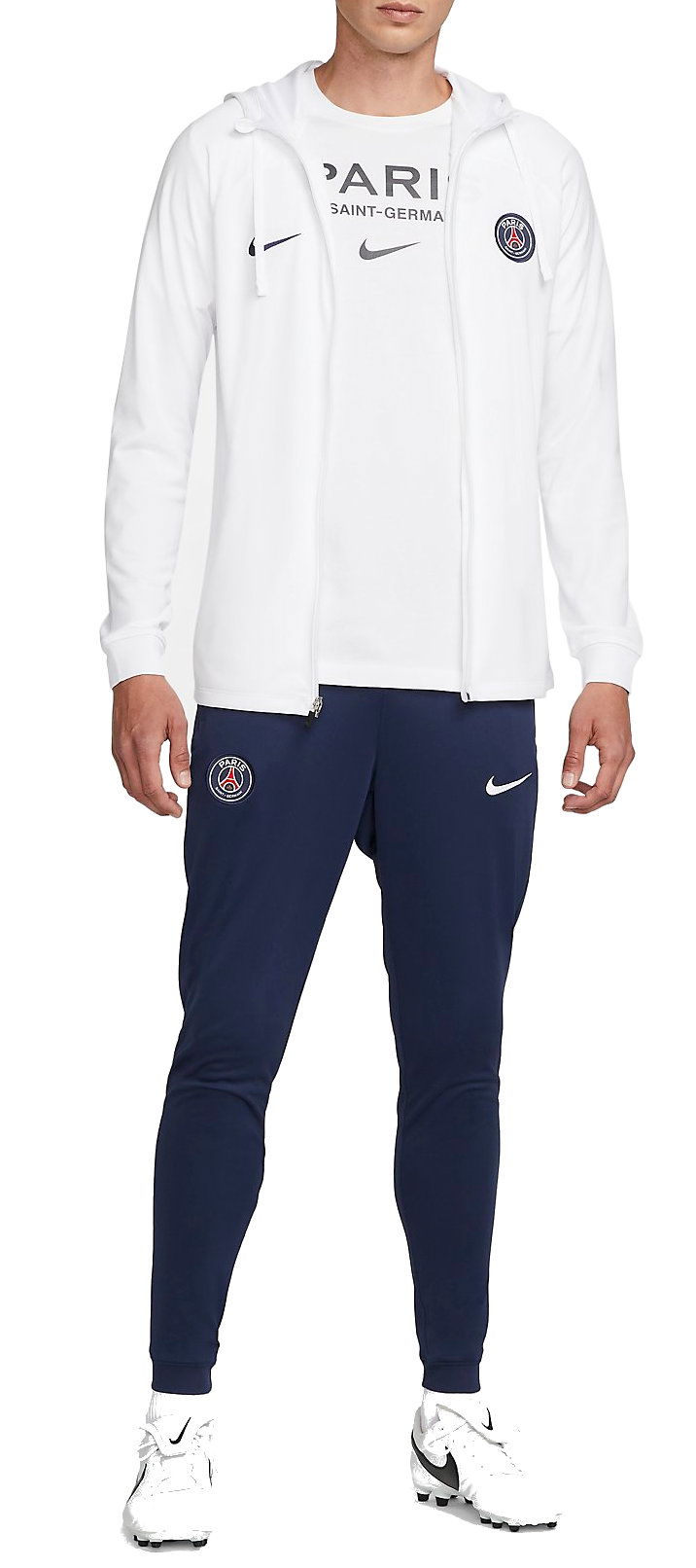 Träningsoverall Nike Dri-FIT Paris Saint-Germain Strike Vit | dj8483-101