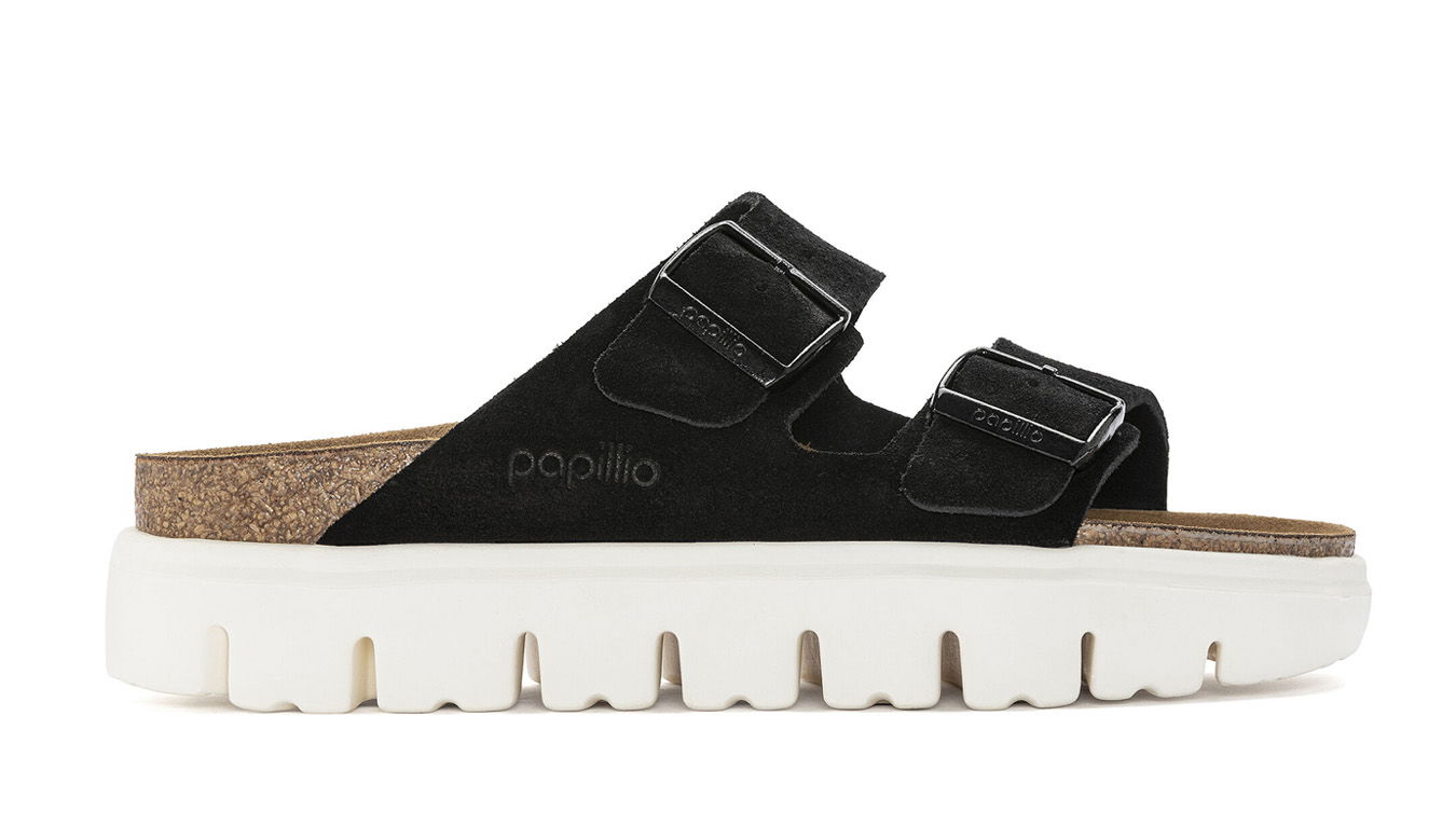 Sneakers och skor Birkenstock Arizona Chunky Suede Leather Narrow Fit Svart | 1023717, 0