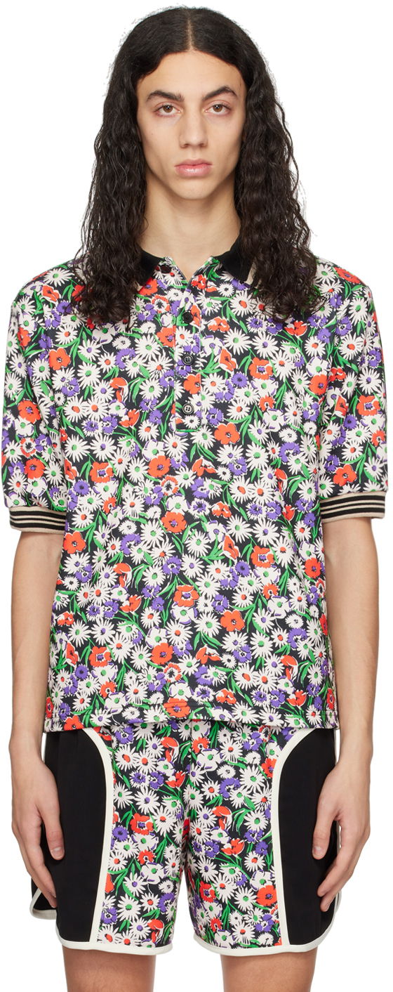 Polotröja Anna Sui Anna Sui Daisies Polo Flerfärgad | M1023A21