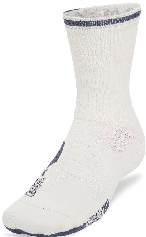 Strumpor Under Armour Playmaker Mid Crew Socks Vit | 1376229-114
