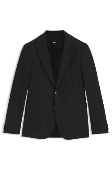 Jacka BOSS BOSS Slim-Fit Stretch Jacket Svart | 50546055