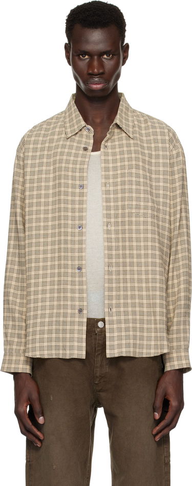 Skjorta John Elliott John Elliott Cloak Button Up Shirt Beige | E107F151128A, 0