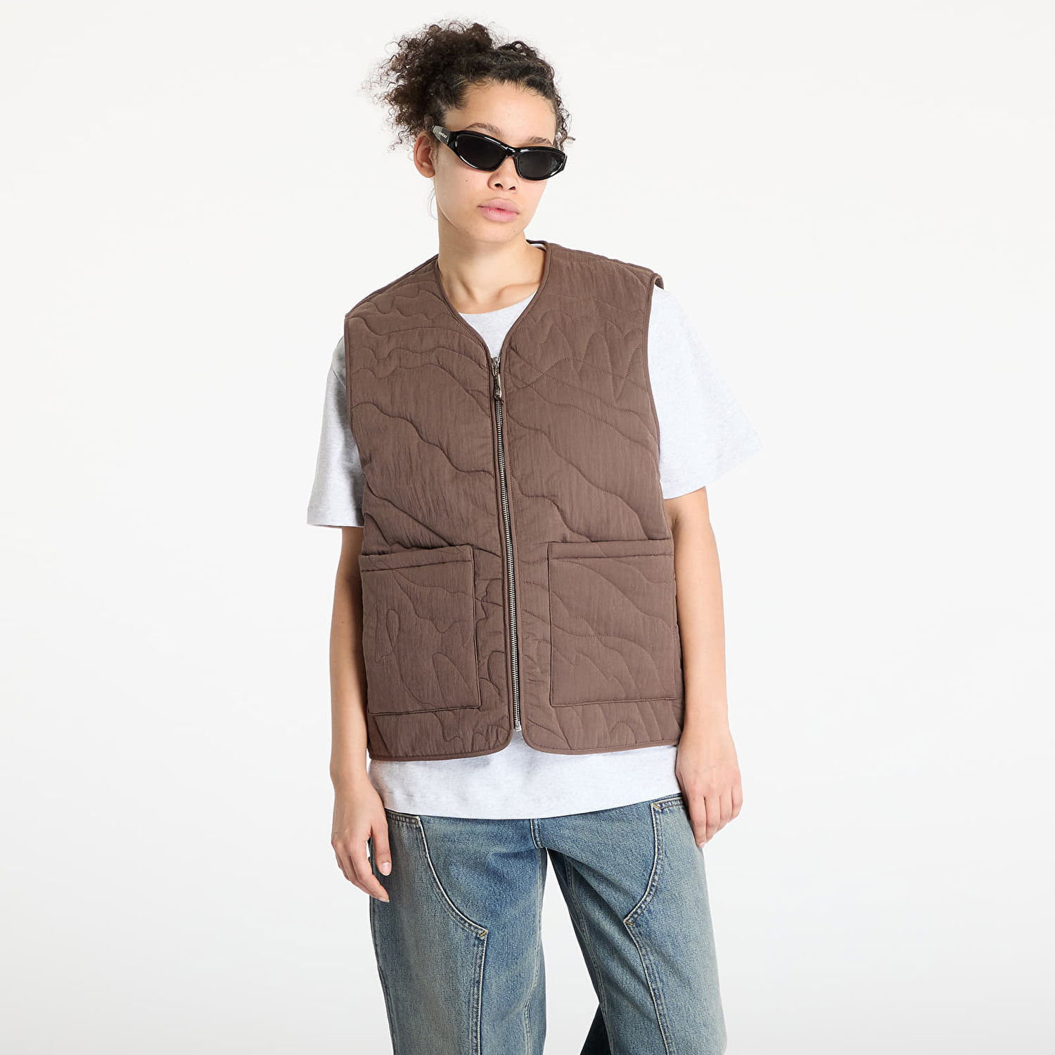 Väst Footshop Quilted Vest Brun | FTSHP_468, 1