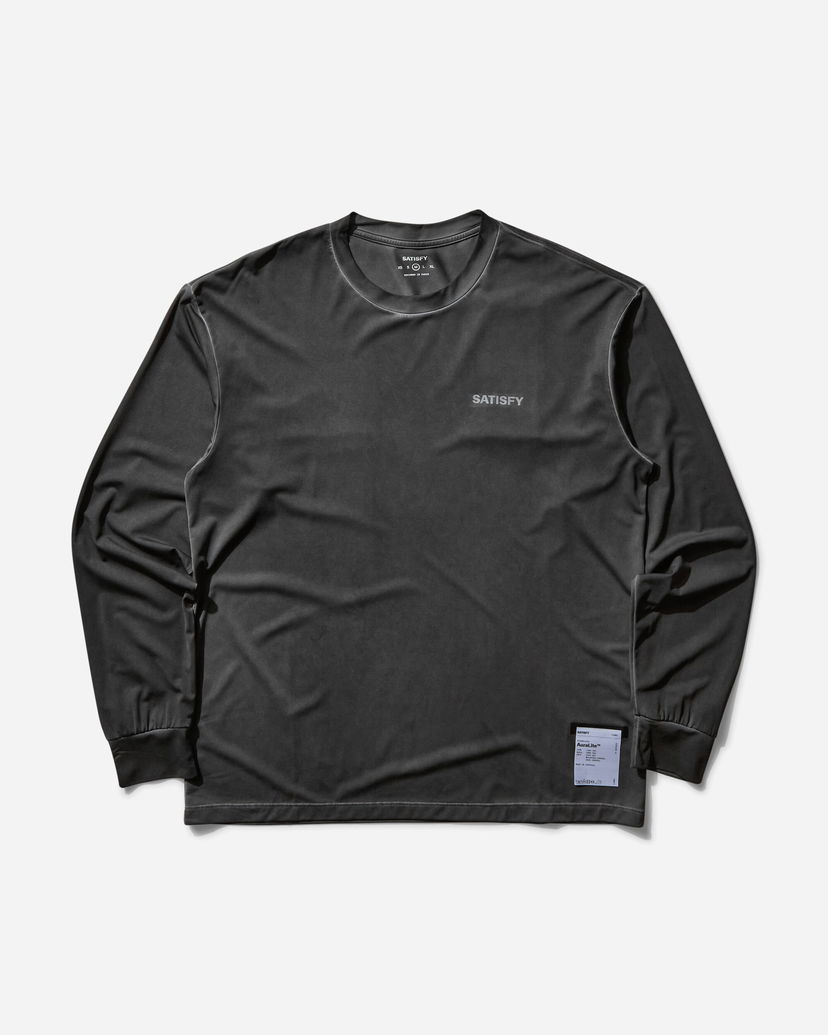 T-shirt Satisfy AuraLite Long Sleeve T-Shirt Svart | 11001 PB-SAB