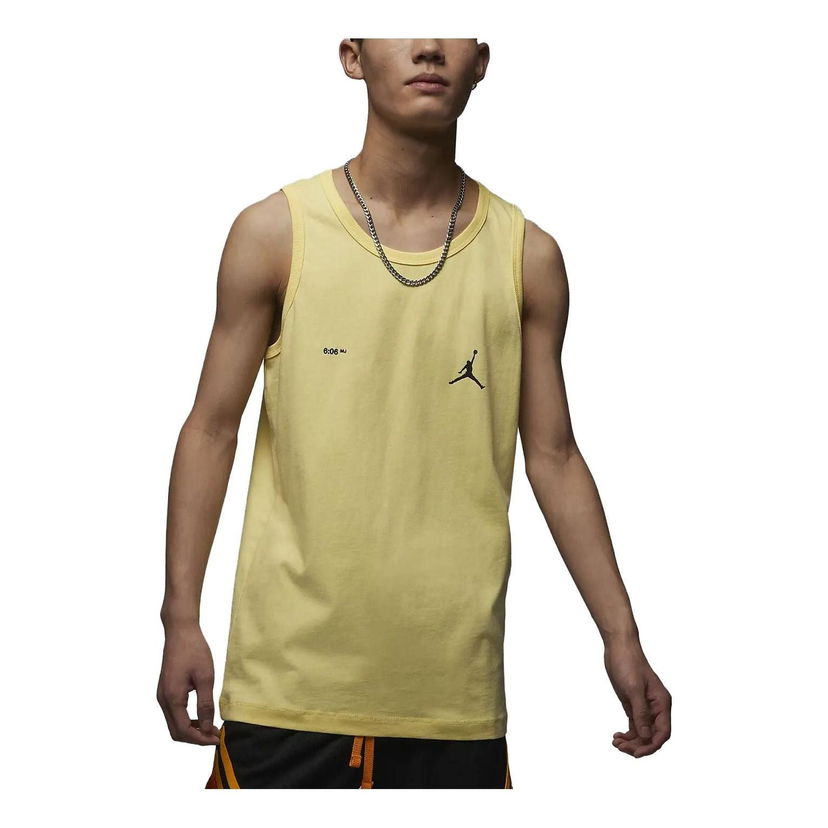 Linne Jordan Dri-FIT Tank Gul | DX9606-706