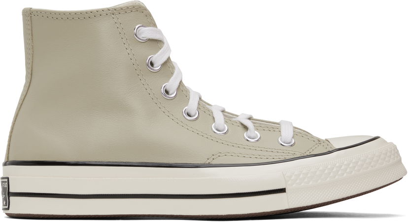 Kläder Converse Chuck 70 Leather High Top Grön | A10549C