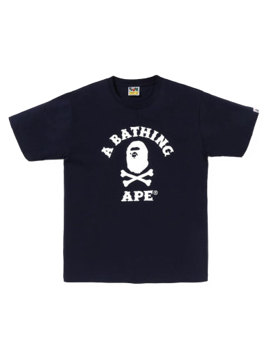 T-shirt BAPE Captain Ape Crossbone Tee Mörkblå | 4I72110005