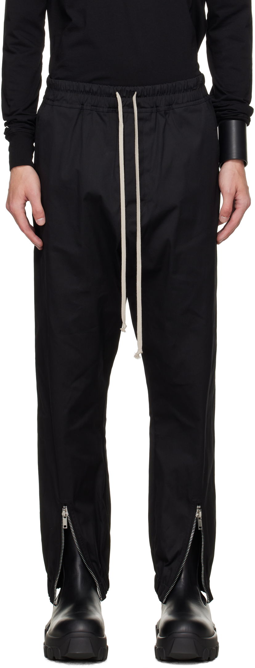 Träningsbyxor Rick Owens Rick Owens Concordians Tecuatl Track Pants Svart | RU02E1331 TE