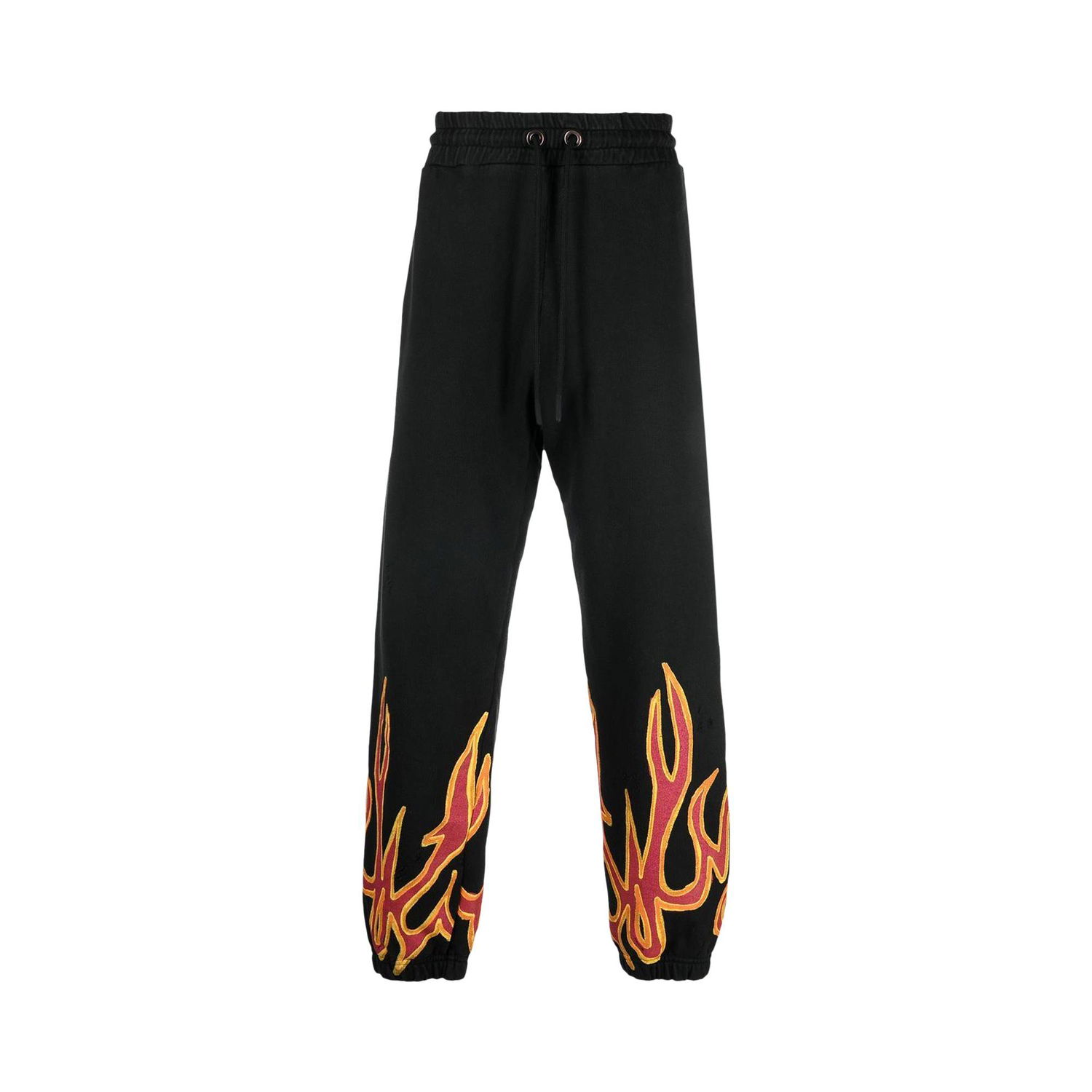 Träningsbyxor Palm Angels GD Graffiti Flames Sweatpants Svart | PMCH011F22FLE0021025, 1