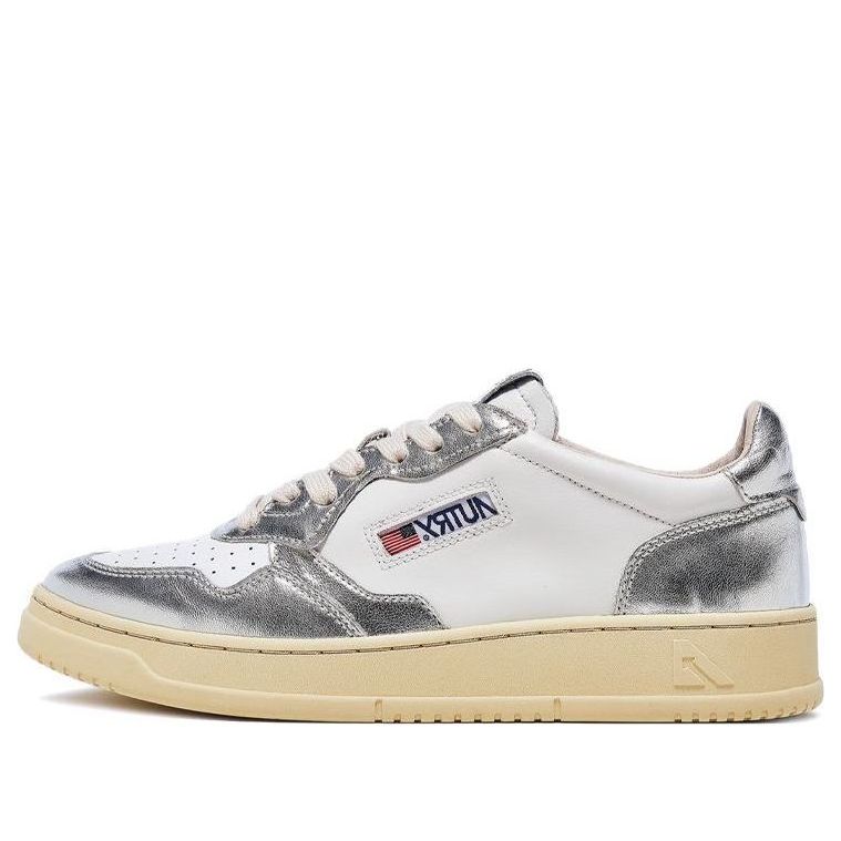 Sneakers och skor Autry Medalist Low Top Bicolor Vit | AULW-WB18