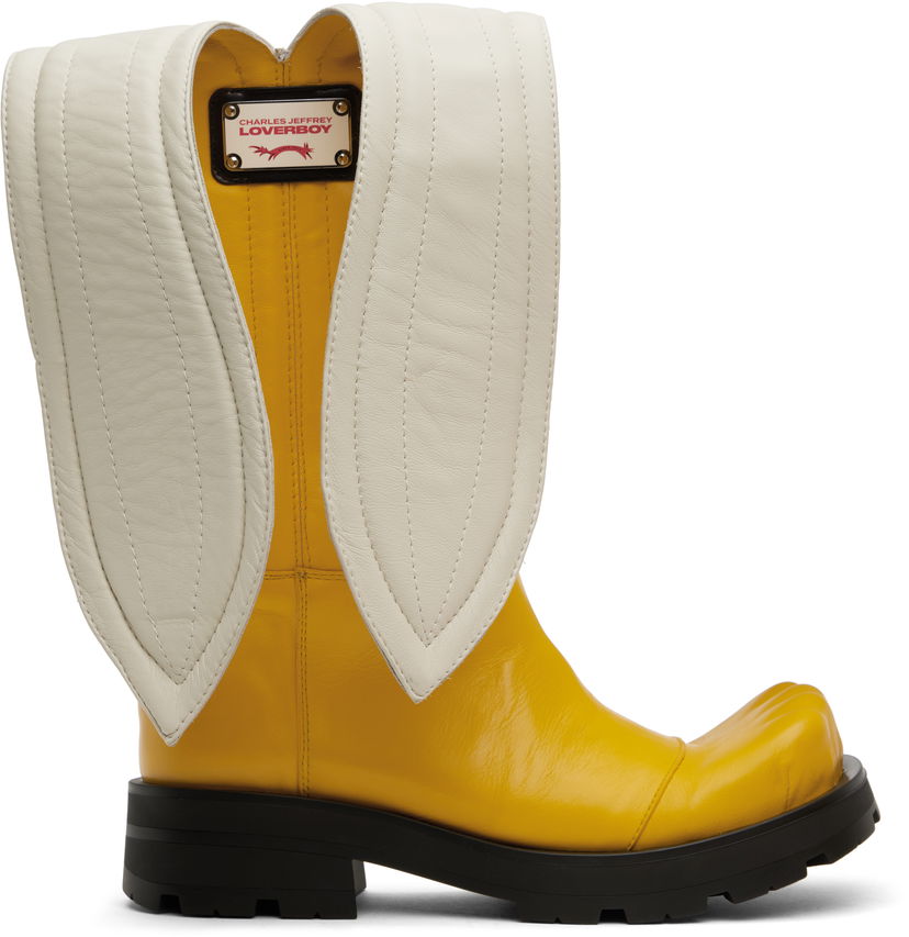 Kläder Charles Jeffrey Loverboy Charles Jeffrey LOVERBOY Banana Boots Gul | 42150501