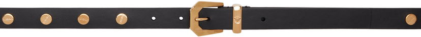 Bälten Versace Medusa Heritage Leather Belt Svart | 1012958_DVTA9