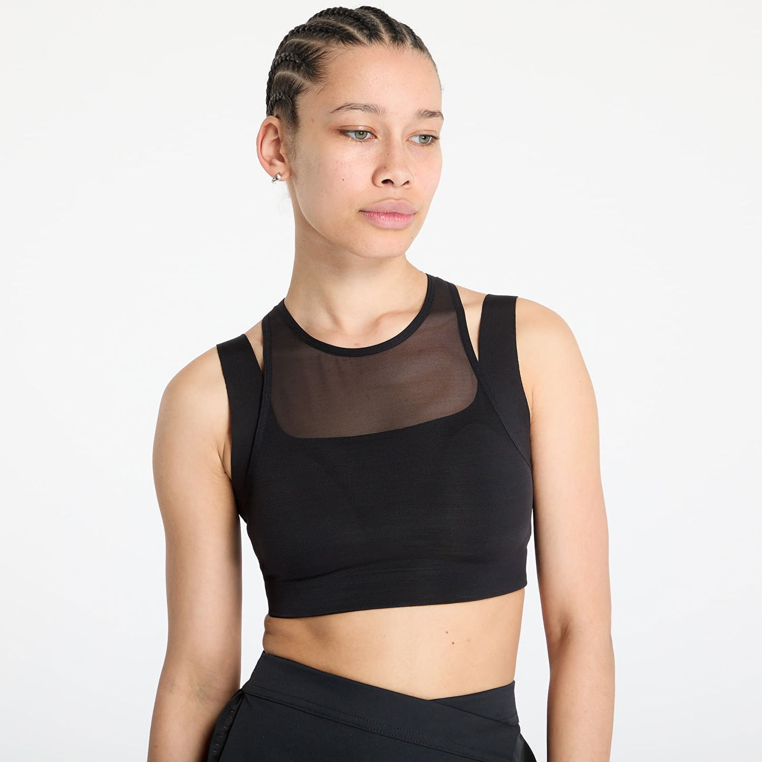 Kjol The North Face The North Face Refina Double-Layer Sports Bra Svart | NF0A891KJK31, 1