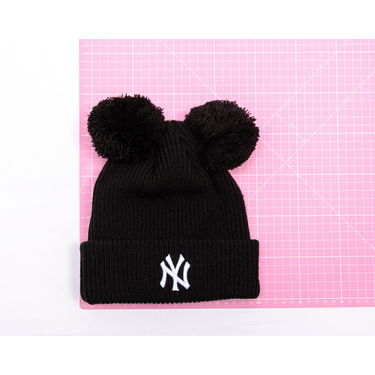 Mössa New Era MLB Double Pom Beanie NY Yankees One Size (56-59 cm) Svart | 60691354, 1