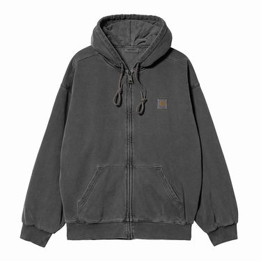 Sweatshirt Carhartt WIP Hooded Vista Jacket Vulcan-garment Dyed Grå | I029524.0WGGD, 1
