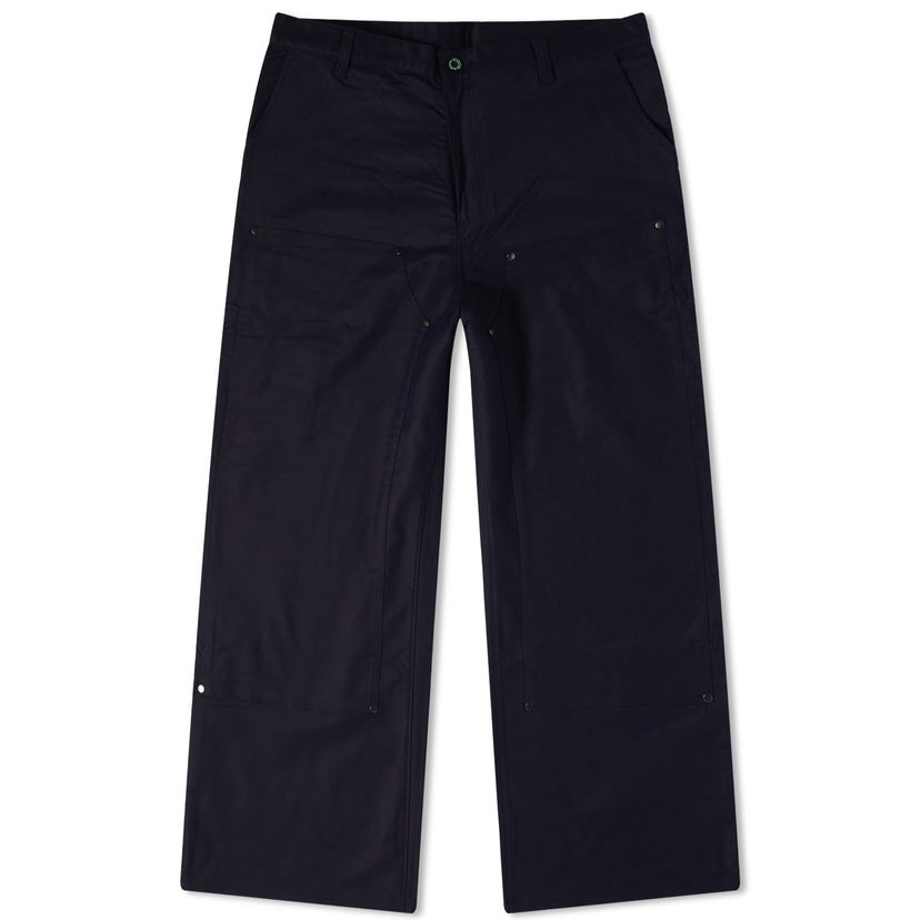 Cargo byxor Brain Dead Brain Dead Moleskin Double Knee Pant Mörkblå | BDW23B12003311NY01