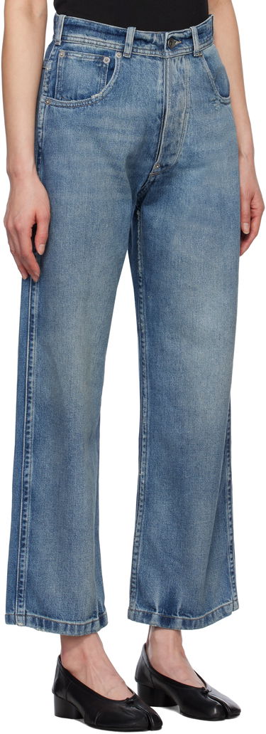 Jeans Maison Margiela Maison Margiela Distressed Jeans Blå | S50LA0240 S30383, 4