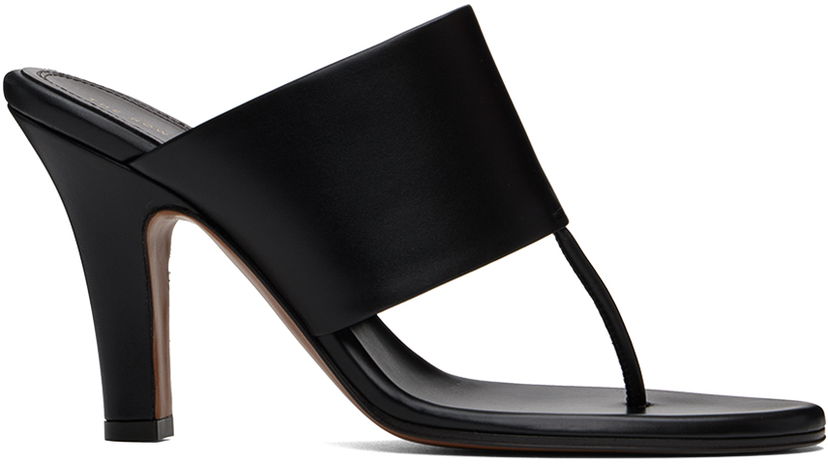 Sneakers och skor The Row Heeled Sandals Svart | F1533-L57