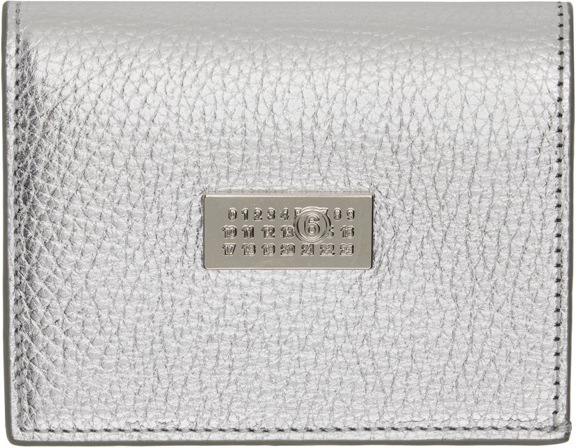 Plånbok Maison Margiela MM6 Maison Margiela Numeric Bifold Wallet Metallisk | SA5UI0015 P8395