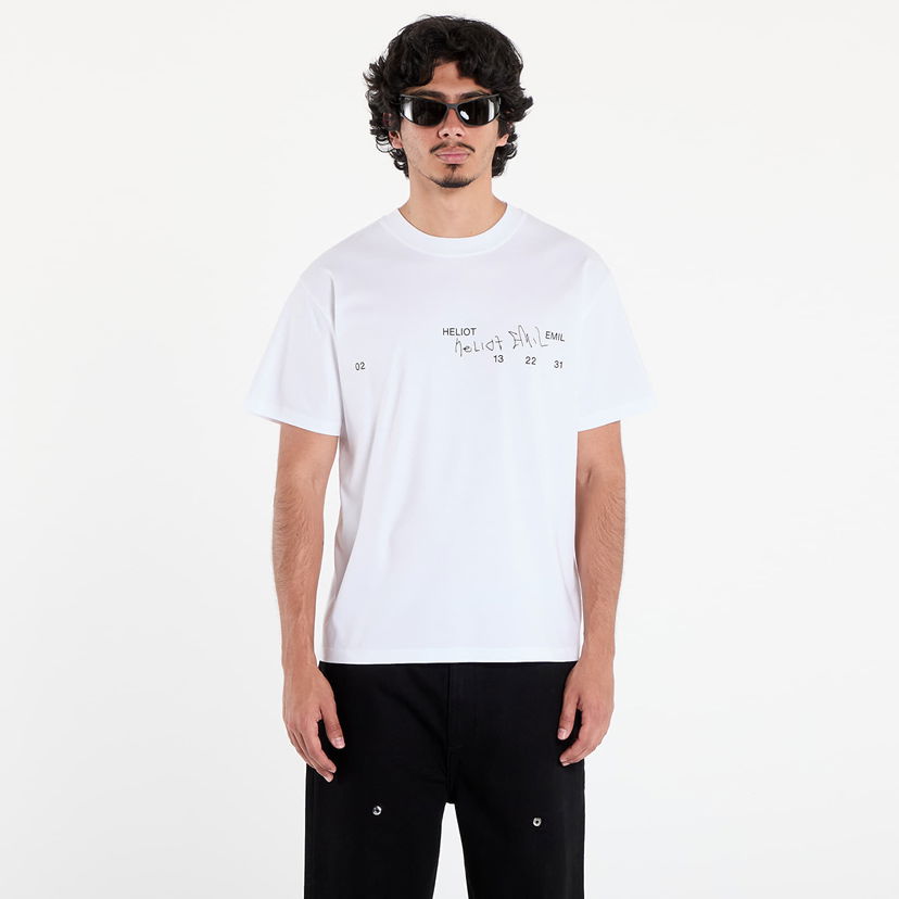 T-shirt HELIOT EMIL HELIOT EMIL Fulgens T-Shirt Vit | PREAW25_M_09_141_WHT02
