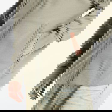 Sweatshirt C.P. Company C.P. Company Diagonal Raised Fleece Full Zip Hoodie Grå | 19CMSS716A005086W-356, 2