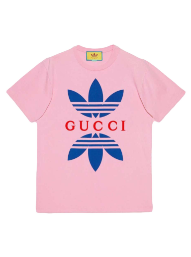 T-shirt Gucci adidas x Cotton Jersey T-Shirt Rosa | ‎548334 XJEMJ 5904