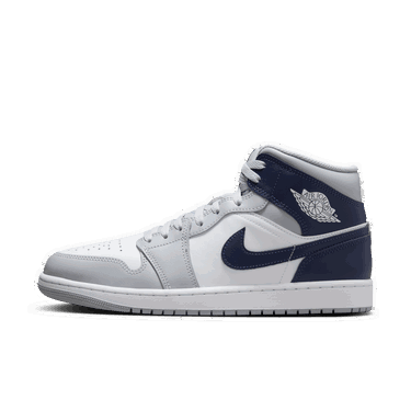 Sneakers och skor Jordan Air Jordan 1 Mid "Wolf Grey & Midnight Navy" Grå | DQ8426-104, 4