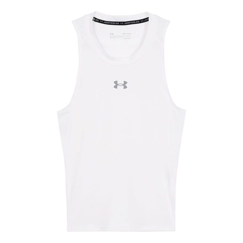 Linne Under Armour HeatGear Basketball Tank Top Vit | 1355672-100