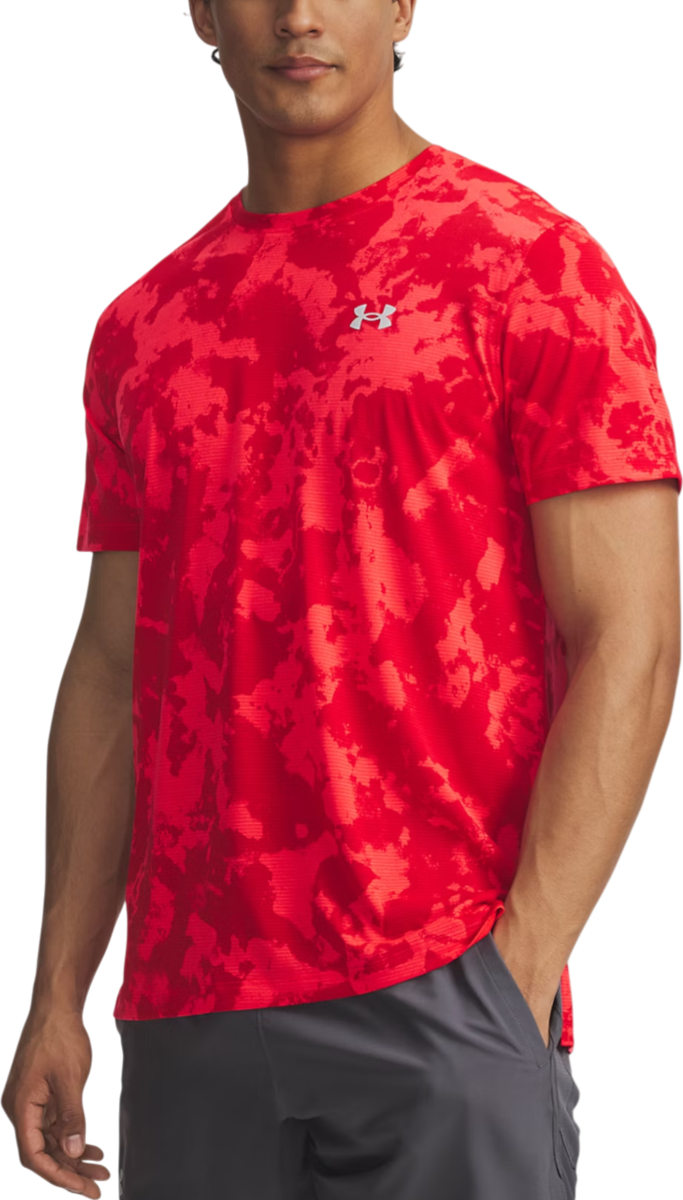 T-shirt Under Armour Under Armour Launch Printed Short Sleeve T-Shirt Röd | 6006110-713