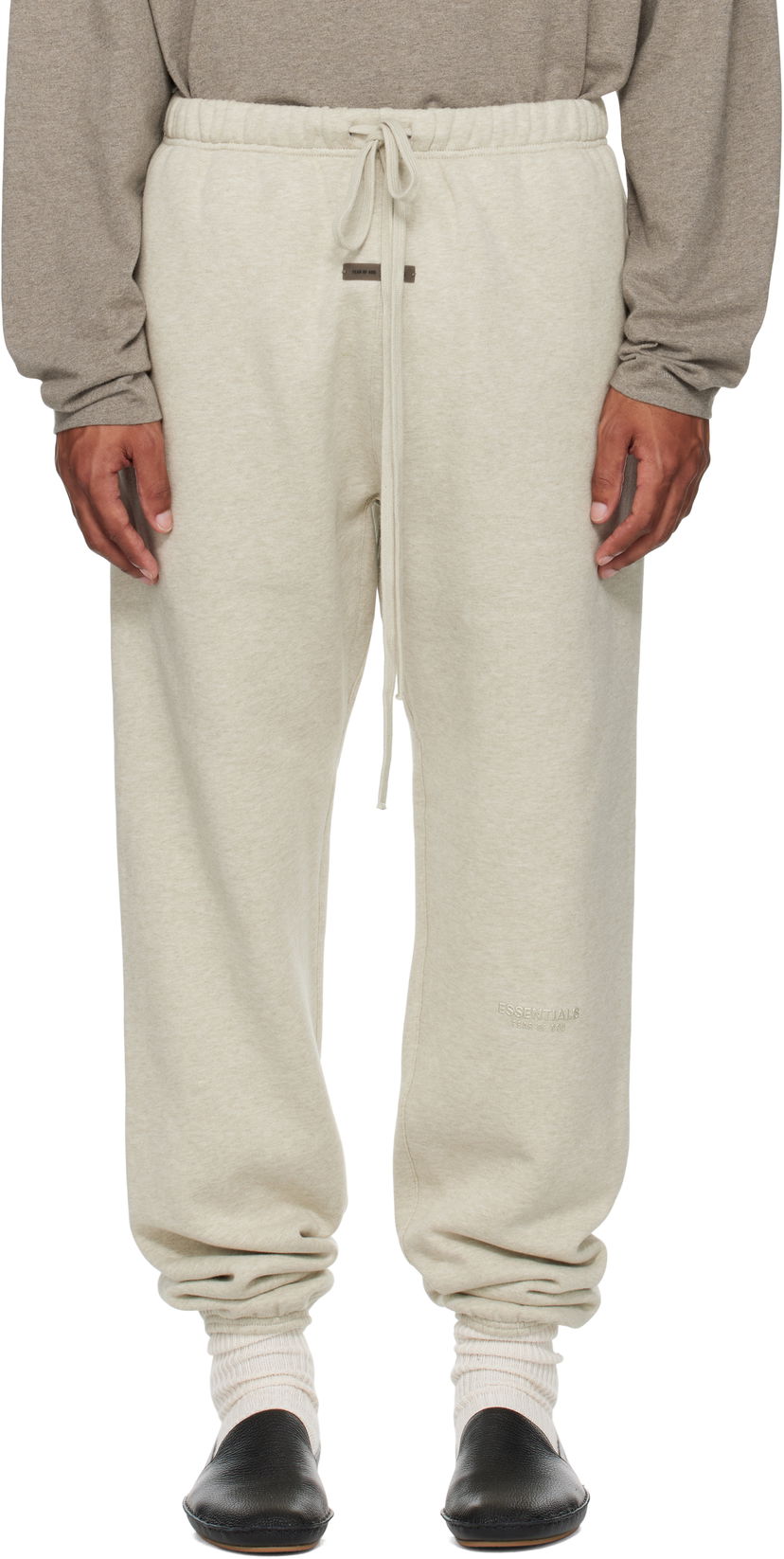 Träningsbyxor Fear of God Fear of God ESSENTIALS Vintage Fleece Sweatpants Beige | 130SP258042F