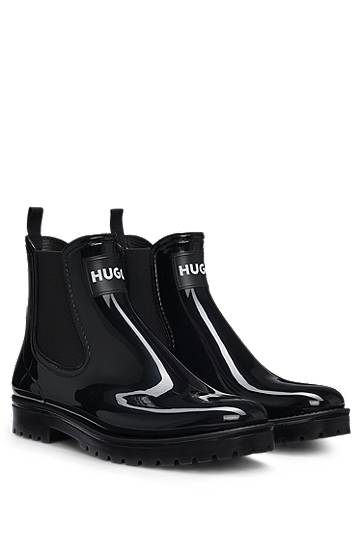 Regnrock BOSS HUGO Chelsea Rain Boots Svart | 50498397