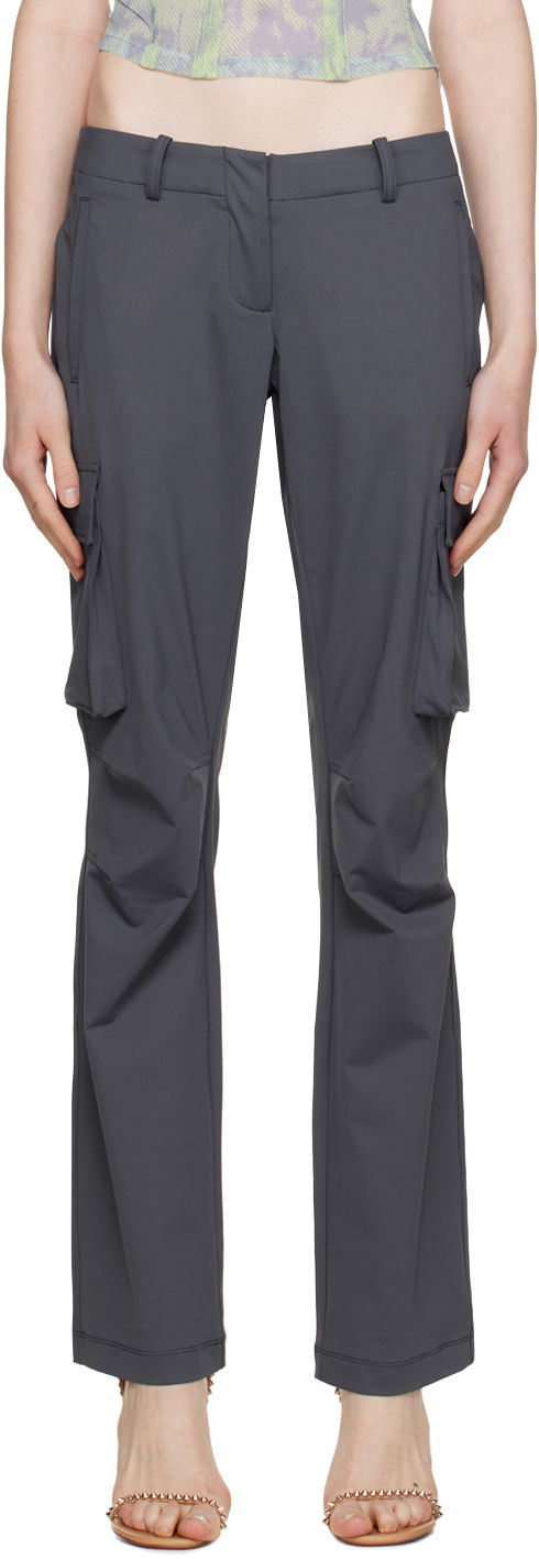 Cargo byxor Miaou Miaou Raven Cargo Pants Grå | 1019PTCHL