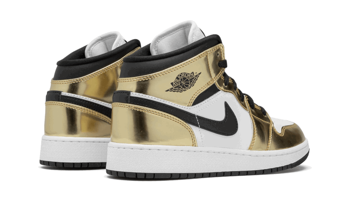 Sneakers och skor Jordan Air Jordan 1 Mid "White Metallic Gold" Metallisk | DC1419-700, 1